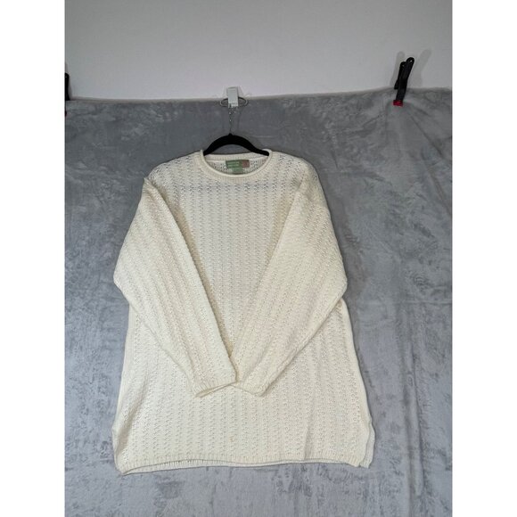 American Weekend womens Medium Vintage sweater office white - Picture 15 of 16